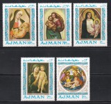 Ajman 1968 - Picturi cu Madonna, MNH, Nestampilat