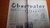 Ziarul Observator 2 Februarie 1990 - 40 zile de la Revolutie. Editie Originala Completa