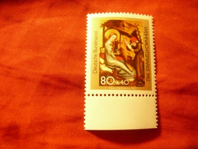 Serie 1 valoare RFG 1982 Craciunul - Pictura Religioasa foto