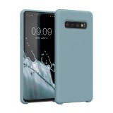 Husa pentru Samsung Galaxy S10, Silicon, Albastru, 47732.206, Carcasa, Kwmobile