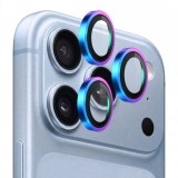 Folie de protectie Camera Spate Blueo Metal Frame pentru Apple iPhone 18 Pro / 18 Pro Max, Sticla Securizata, Multicolor