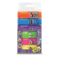Set Marker evidențiator, Monsters, 6 culori fluorescente (6 buc/blister)