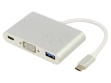 Adaptor USB 3.0/3.1 Alb 0.1m 5Gbps 60W PVC