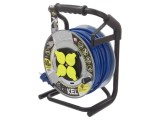 Prelungitor alimentare KEL 3x2,5mm2 4 Prize PUR Albastru 40m 16A
