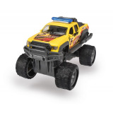 Masina de teren Rally Monster, metalica, 15 cm, Galben, Simba