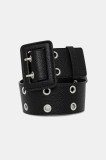 United Colors of Benetton curea femei, culoarea negru, 6QE6DL016