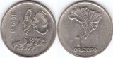 Brazilia 1972 - 1 cruzeiro, circulata - aniversar