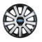 Set 4 capace roti Flash Gri-Negru R15 pentru gama auto Ford