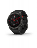 Ceas Garmin Epix Pro Sapphire Carbon Grey Titanium Black, 47mm