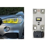 Modul Angel Eyes DRL CSL Style Galben BMW Seria 3 92, E93, Seria 4 F32, F36, Seria 6 F06, X3 F25, X5 E70, F15, X6 F16 - 63117263051, 1305715084, 72630