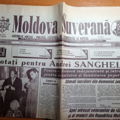 ziarul moldova suverana 19 octombrie 1996-ziar din republica moldova