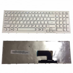 Tastatura Laptop Sony Vaio VPCEH16EC Alba US foto