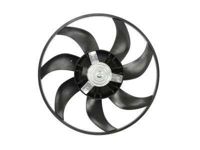 GMV ventilator radiator Opel Corsa D (S07), 2006-2015, motor 1.0, 1.2; 1.4 benzina, fara AC, 340 mm; 2 pini, fara pre-rezistor foto
