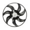 GMV ventilator radiator Opel Corsa D (S07), 2006-2015, motor 1.0, 1.2; 1.4 benzina, fara AC, 340 mm; 2 pini, fara pre-rezistor