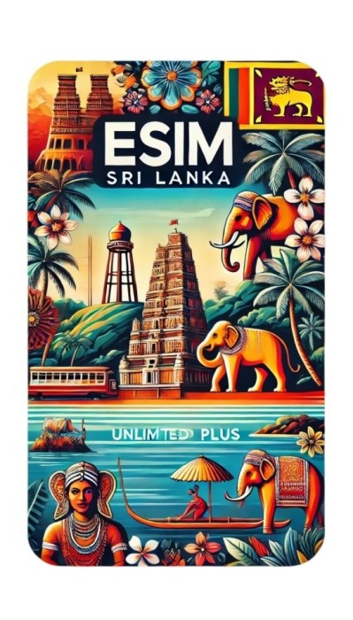 eSIM Sri Lanka, Unlimited Plus, 30 Days