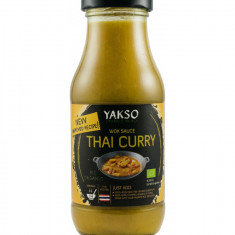 Sos bio pentru wok Thai Curry, 240ml Yakso