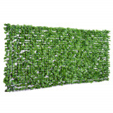 Outsunny Rulou Gard Viu Artificial PE pentru Balcon și Grădină cu Frunze de Artar Verde 300x150cm | Aosom Romania