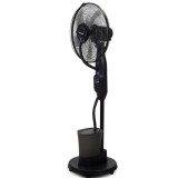 Cumpara ieftin Ventilator cu Pulverizare Hausberg HB-5601NG, 75W, Umidificare, Telecomanda, Timer, 3 Viteze, Rezervor 3.2L, 16 Inch