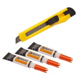 Super glue cu cutit universal 3 x 3 g