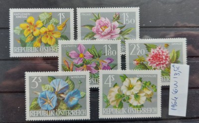 TS21 - Timbre serie Austria - 1964 foto