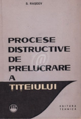 Procese distructive de prelucrare a titeiului foto