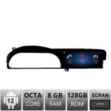 Navigatie dedicata Mercedes Clasa S W221 2006-2010 sistem NTG3 Android ecran 12.3&quot; Qualcomm 8+128 4G BT GPS WIFI CarStore Technology