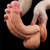 Dildo Clasic Cu Ventuza Dual-Layered Silicone Nature Cock, Natural, 25 cm, Lovetoy