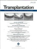 Transplantation - The official journal of the transplantation society - 15 March 2000