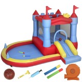 AIYAPLAY castel gonflabil sărituri | Aosom Romania