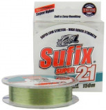 Fir Sufix Super 21 Low Stretch, Lo-Vis Green, 300m (Diametru fir: 0.16 mm)