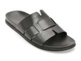 Papuci ALDO negre, PADIEN 001, din piele naturala