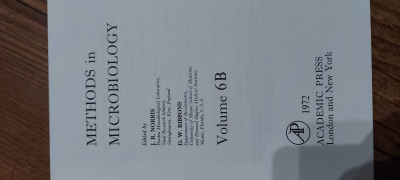 Methods in Microbiology, Volume 6B - 1st Edition - J.R. Norris D.W. Ribbons foto