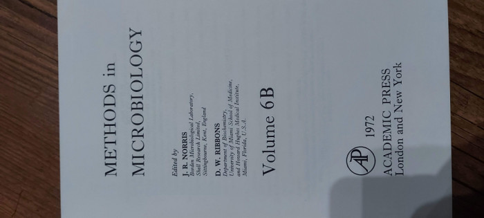 Methods in Microbiology, Volume 6B - 1st Edition - J.R. Norris D.W. Ribbons