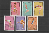 Romania 1991-Sport,C.M. de Atletism-Tokio,serie de 6 valori,MNH