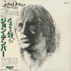 Vinil "Japan Press" John Denver – I Want To Live (VG++)