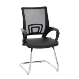 Scaun de birou cu suport lombar, design modern, inaltime 87 cm, maxim 120 kg, negru