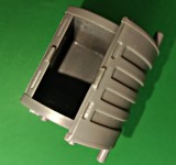 Container gunoi cu capac glisant 3.5/5 cm plastic gri Dickie Recycling Garbage Truck Toy
