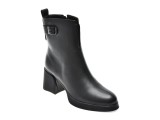 Botine EPICA negre, T1623, din piele naturala