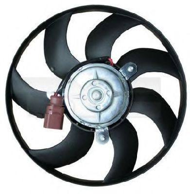 Ventilator, radiator VW POLO (6R, 6C) (2009 - 2016) TYC 837-0030 foto