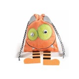 Cumpara ieftin Saculet dulciuri Halloween textil multicolor III cm 21,5 x 20 H