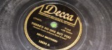 placa pt. gramofon / patefon DECCA there&quot;s no one buy you milles brothers