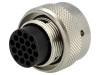 Conector Circular Amphenol RT360 Mufa Tata 19 Pini IP67 Montare Cablu Nichel Zinc