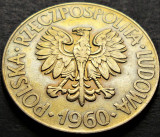 Moneda 10 ZLOTI - POLONIA, anul 1960 * cod 2110