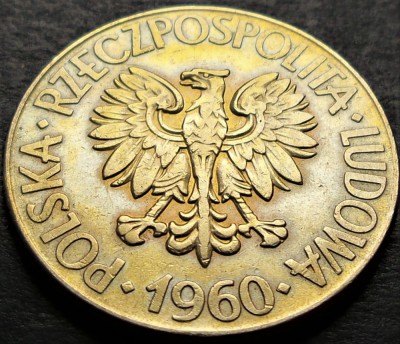 Moneda 10 ZLOTI - POLONIA, anul 1960 * cod 2110 foto