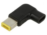 Adaptor USB-C Slim, Negru, 100W 5A, &Icirc;n Unghi, Akyga
