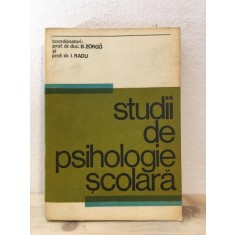 B. Zorgo, I. Radu - Studii de Psihologie Scolara