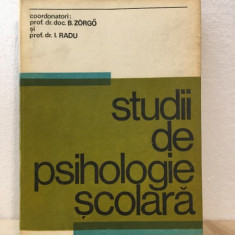 B. Zorgo, I. Radu - Studii de Psihologie Scolara