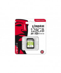 Secure digital card kingston 128gb sdxc clasa 10 uhs-i 80mb/s foto