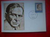 HOPCT MAXIMA NR 1470 OMUL POLITIC OTTO BAUER -PORTRET 1981 -AUSTRIA