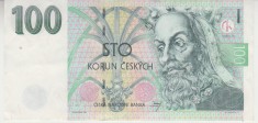 B11 - Bancnota foarte veche - Cehia - 100 coroane - 1997